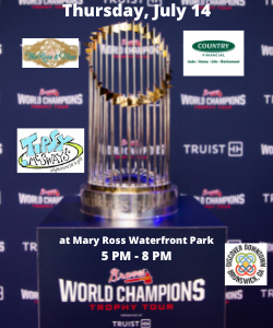Atlanta Braves announce World Series trophy tour with stops